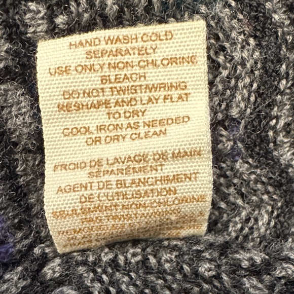 Free People Knit Striped Mini Dress, Size M, Color Black/Purple/Gray/Blue/Teal - Picture 10 of 10